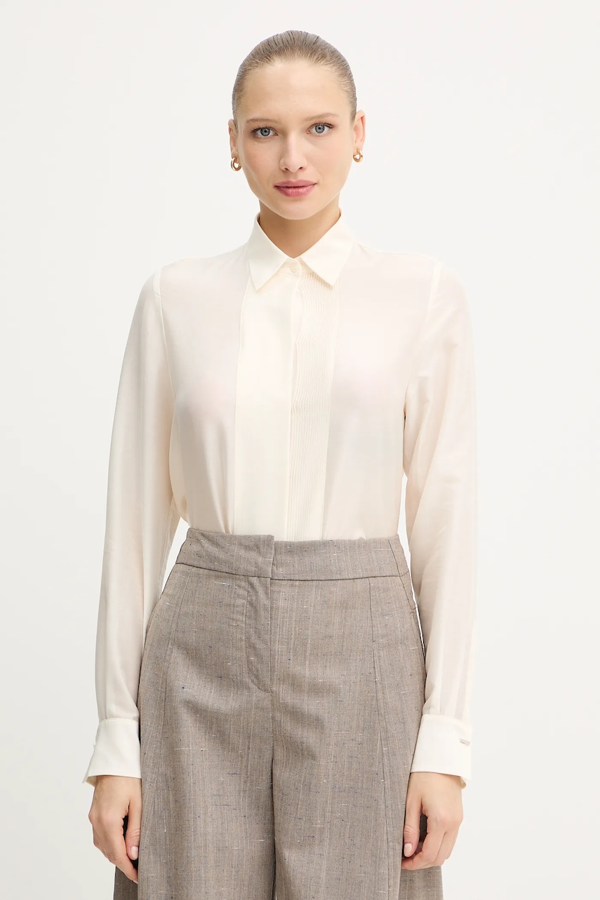 Vlněná košile BOSS Bisina_Wednesday