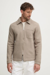 Vlněná košilová bunda Samsoe Samsoe