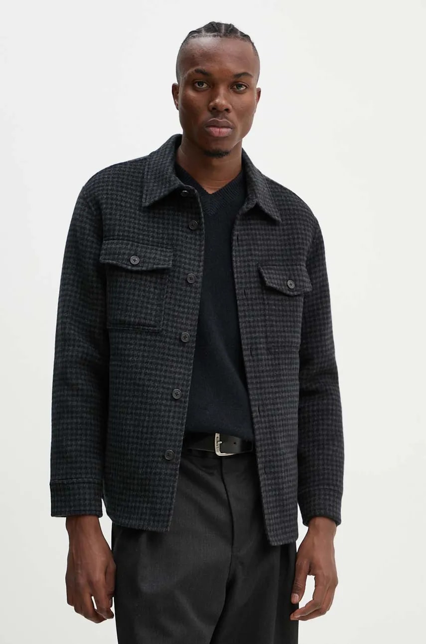 Vlněná košilová bunda Theory