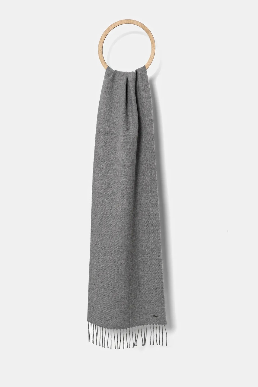 Vlněná šála BOSS Zesy_35*180
