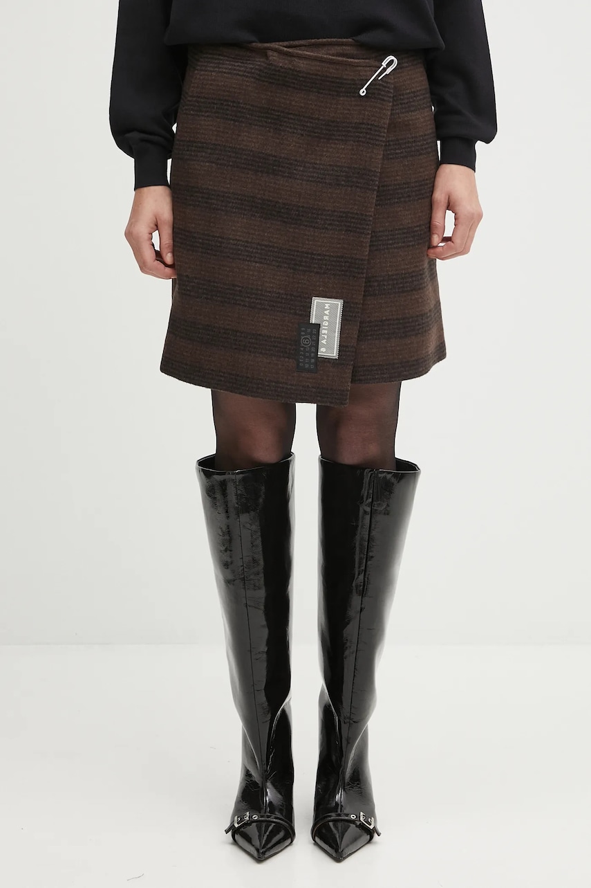 Vlněná sukně MM6 Maison Margiela