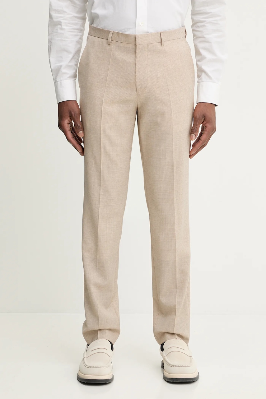 Vlněné kalhoty HUGO Hesten253X