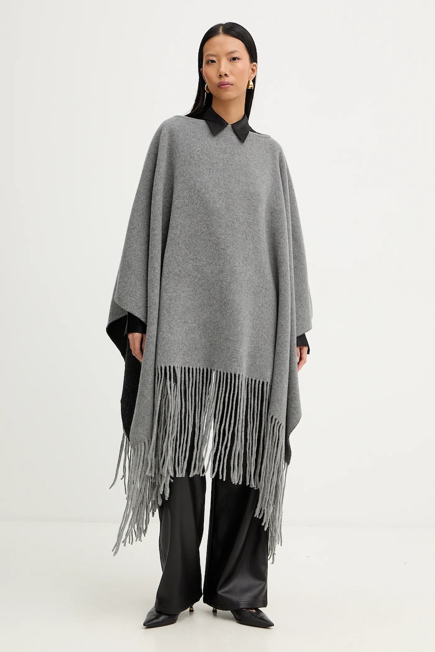 Vlněné pončo Liviana Conti