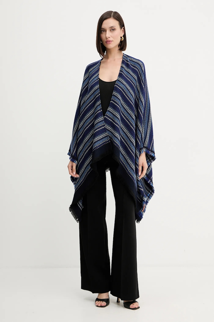 Vlněné pončo Missoni