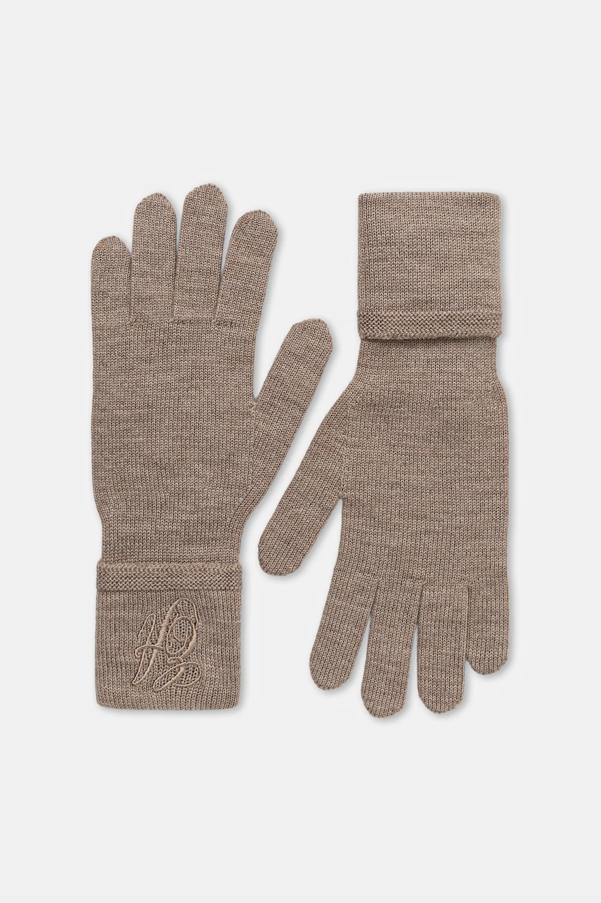 Vlněné rukavice Emporio Armani