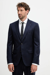Vlněné sako BOSS H-Huge-253 pánské, tmavomodrá barva, 50553008