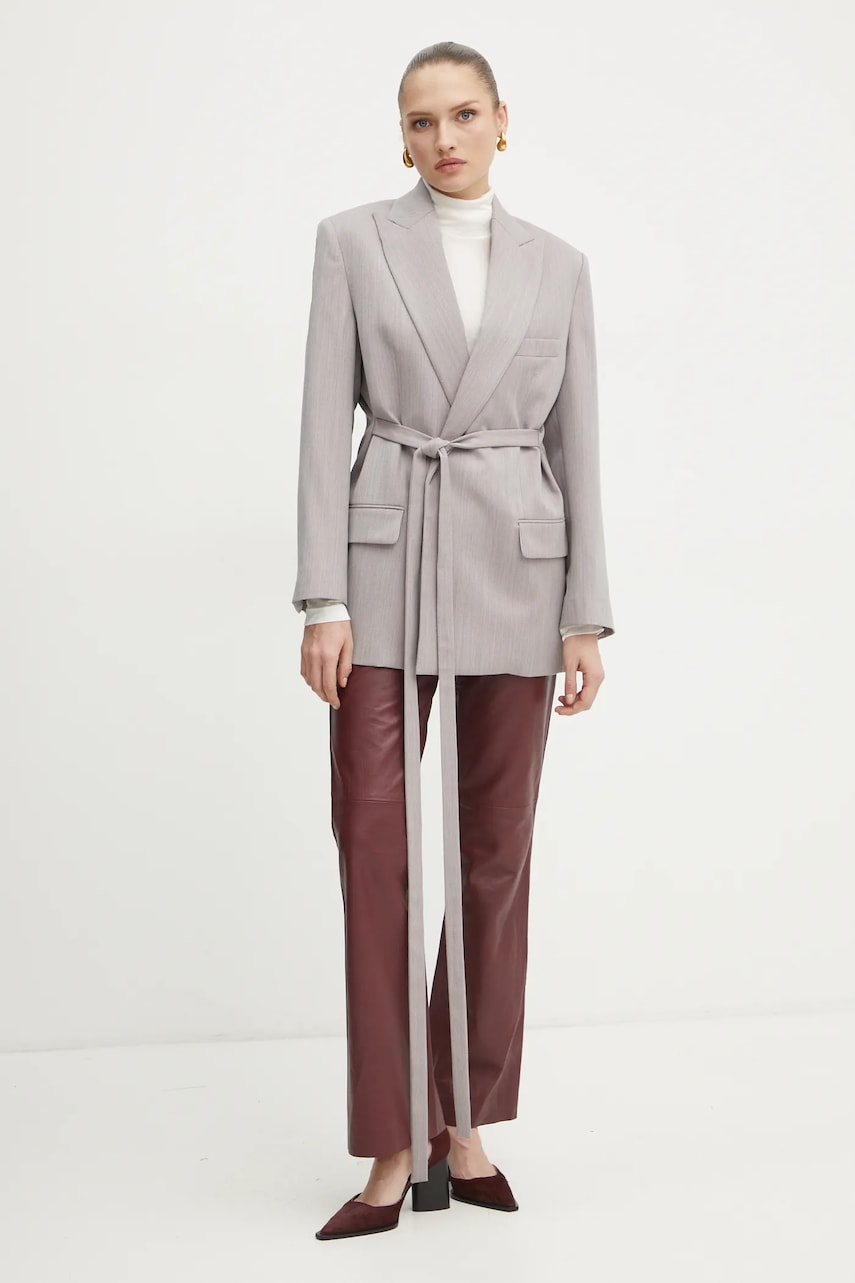 Vlněné sako Victoria Beckham