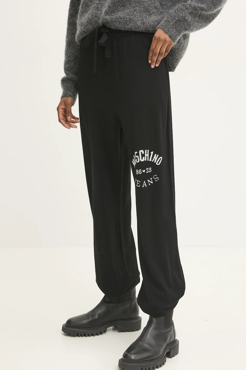 Vlněné tepláky Moschino Jeans