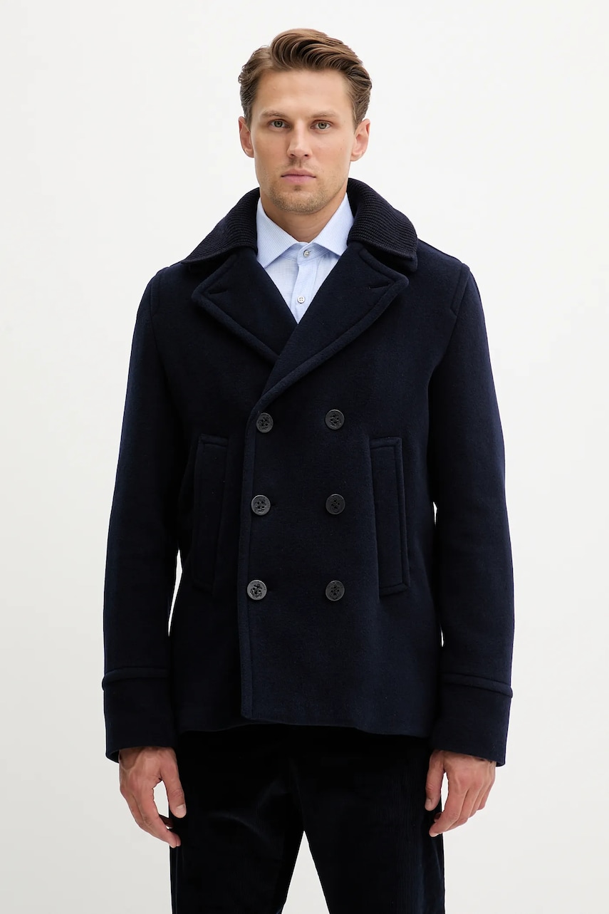 Vlněný kabát Paul&Shark