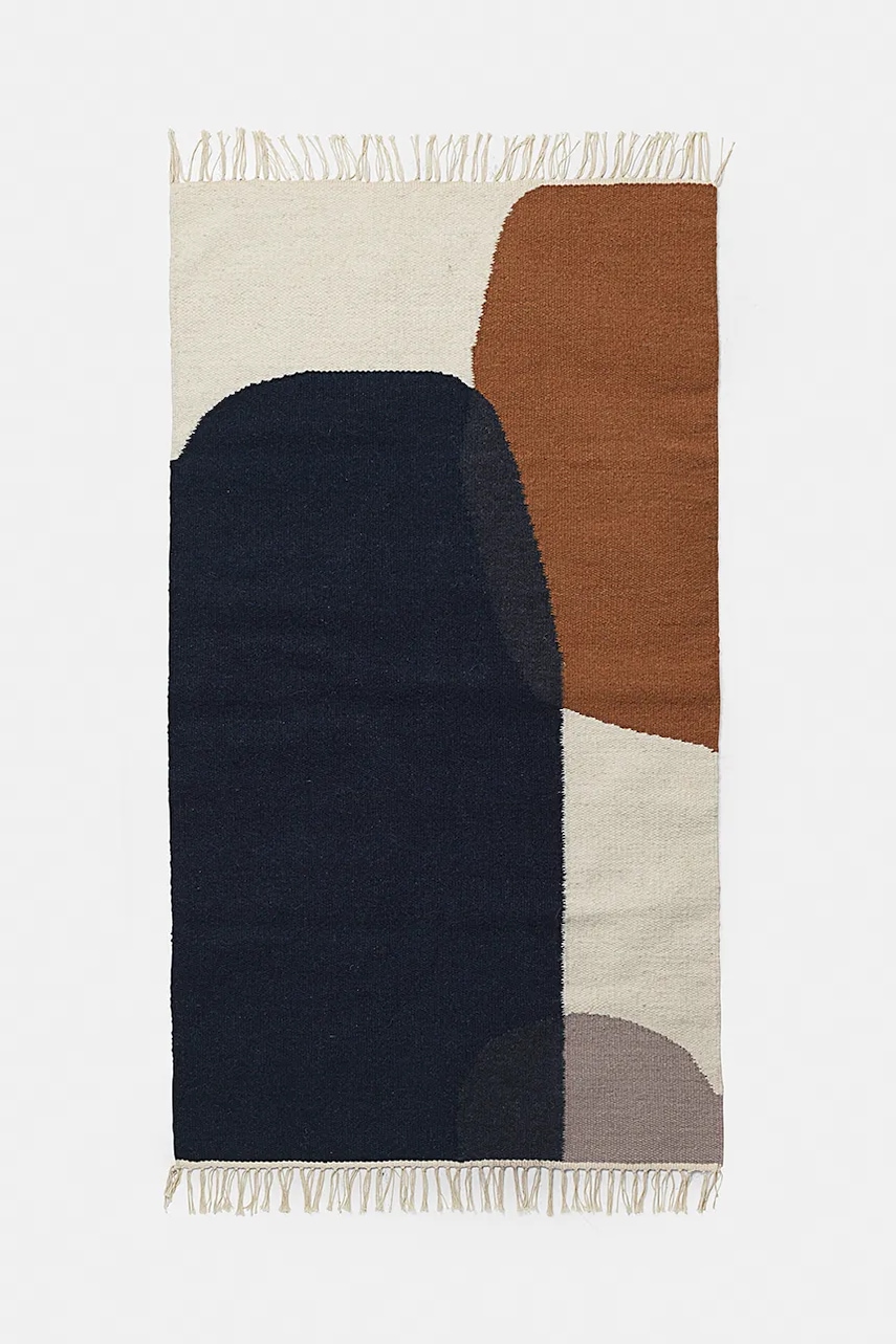 Vlněný koberec ferm LIVING Kelim