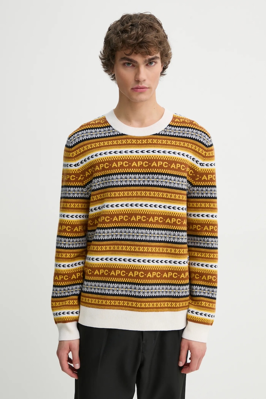 Vlněný svetr A.P.C. pull malcom