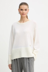 Vlněný svetr Armani Exchange dámský, béžová barva, XW000772 AF16602