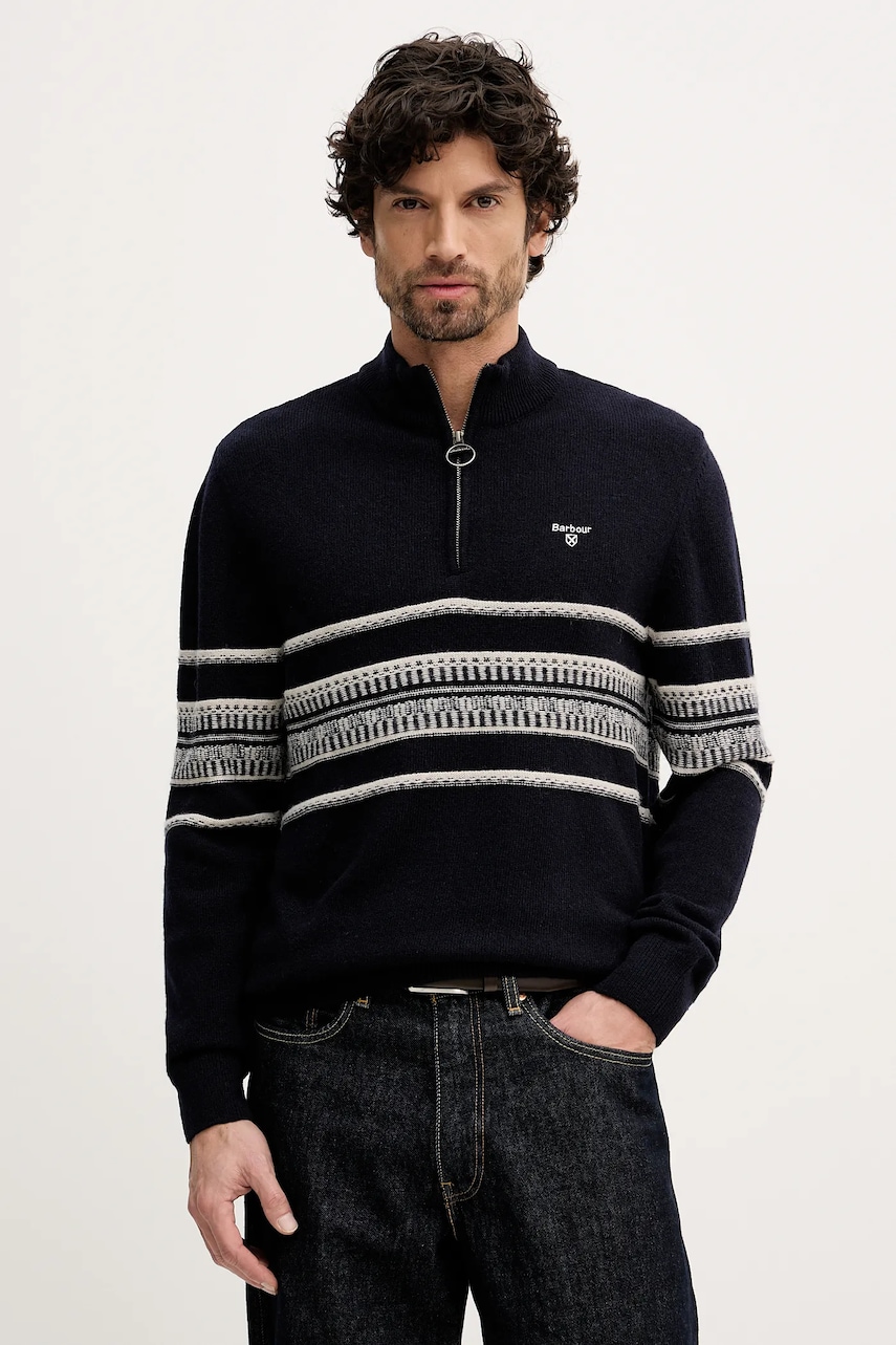 Vlněný svetr Barbour Kepwick