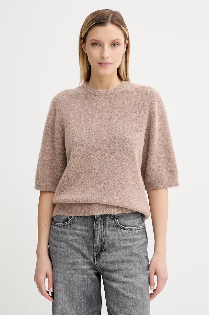 Vlněný svetr Gestuz dámský, oranžová barva, 10909996