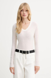 Vlněný svetr IRO dámský, béžová barva, WP12HATTIE