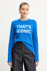 Vlněný svetr MAX&Co. dámský, modrá barva, 2528366032200