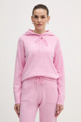 Vlněný svetr MC2 Saint Barth dámský, růžová barva, ELD004