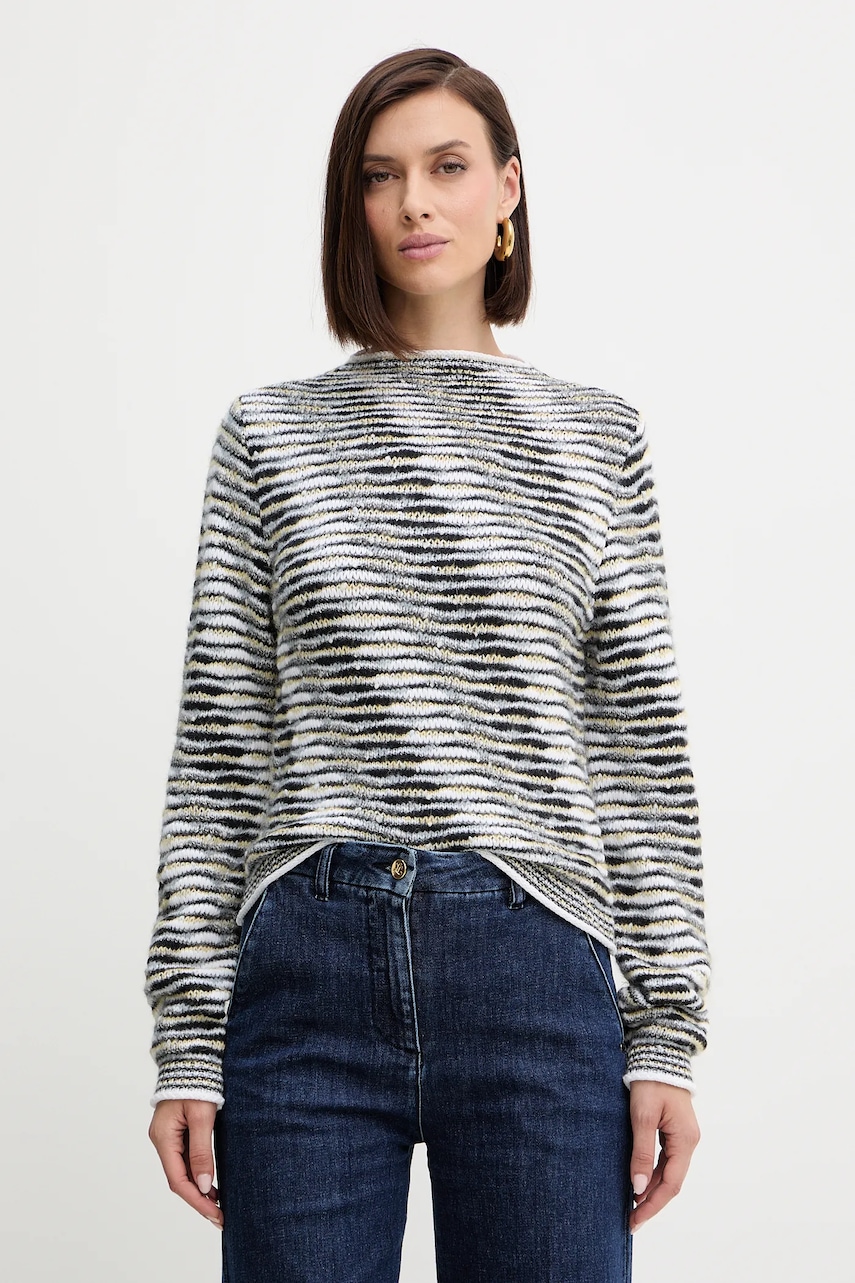 Vlněný svetr Missoni dámský, černá barva, DS25WN00.BK01BT