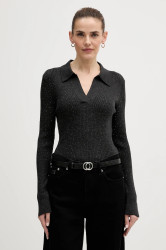 Vlněný svetr Mos Mosh Ronika dámský, šedá barva, 175380