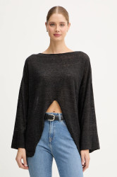 Vlněný svetr United Colors of Benetton dámský, šedá barva, 109PD10E1