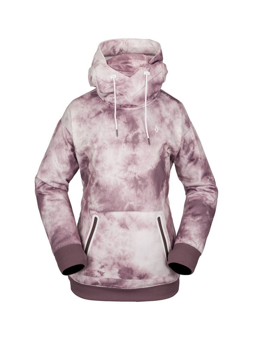 Volcom dámská mikina Spring Shred Mojave Tie-Dye | Růžová | Velikost S