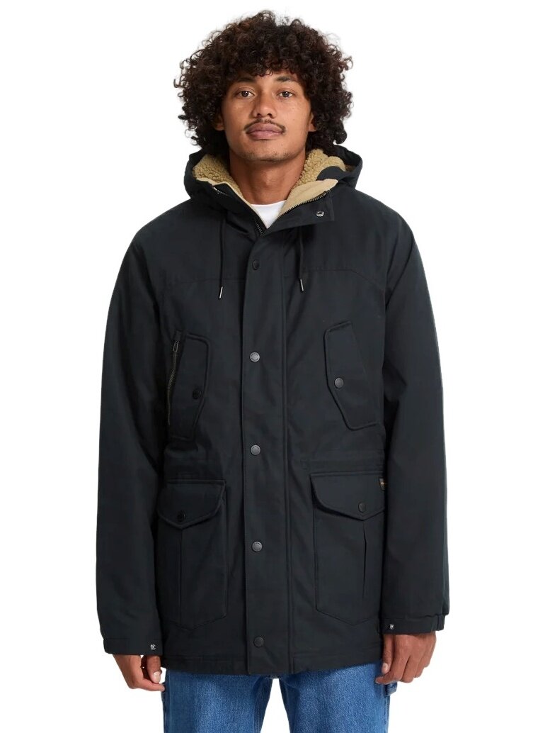 Volcom pánská bunda Starget Black | Černá | Velikost M