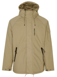 Volcom pánská bunda Stoke Stone Ii 10K Jacket Khaki | Zelená | Velikost L