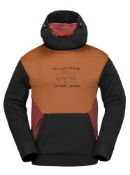 Volcom pánská mikina Hydro Riding Caramel | Černá | Velikost S