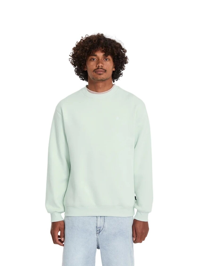 Volcom pánská mikina Single Stone Crew Pale Aqua | Modrá | Velikost M