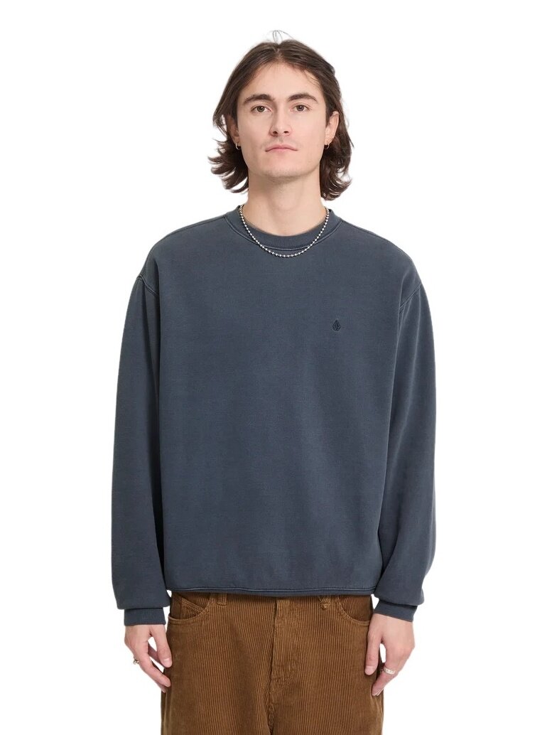 Volcom pánská mikina Single Stone Storm Blue | Modrá | Velikost M