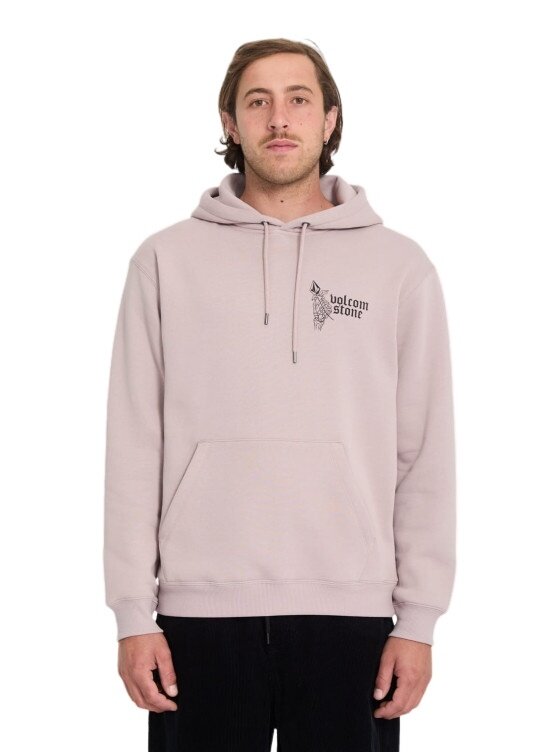 Volcom pánská mikina Watanite Po Bark Brown | Šedá | Velikost L