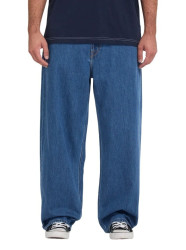 Volcom pánské kalhoty Chillow Denim Oliver Stone No Tint | Modrá | Velikost 33 | 100% bavlna