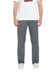 Volcom pánské kalhoty Frickin Modern Stret Dark Slate | Šedá | Velikost 32 x 34