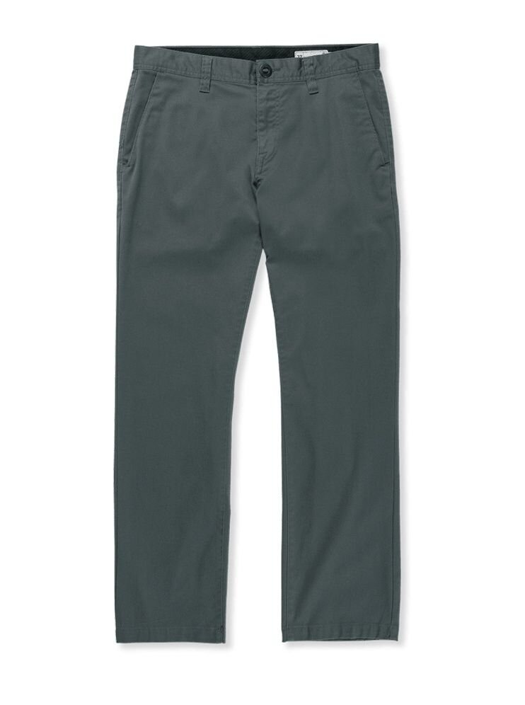 Volcom pánské kalhoty Frickin Modern Stret Dark Slate | Šedá | Velikost 36