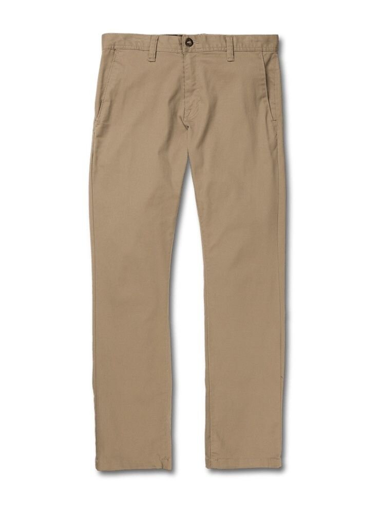 Volcom pánské kalhoty Frickin Modern Stret Khaki | Zelená | Velikost 32 x 32