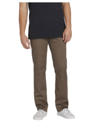 Volcom pánské kalhoty Frickin Modern Stret Mushroom | Hnědá | Velikost 36 x 34