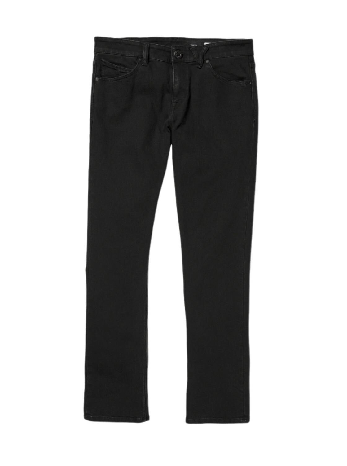 Volcom pánské kalhoty Vorta Denim Black Out | Černá | Velikost 36 x 34