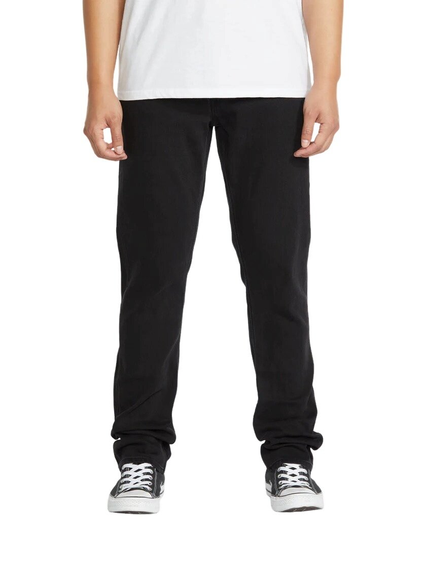 Volcom pánské kalhoty Vorta Denim Black Out | Černá | Velikost 32 x 32