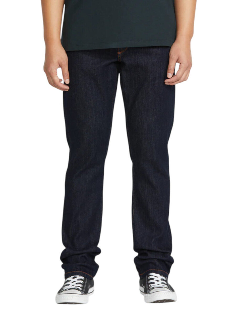 Volcom pánské kalhoty Vorta Denim Rinse | Modrá | Velikost 32 x 33