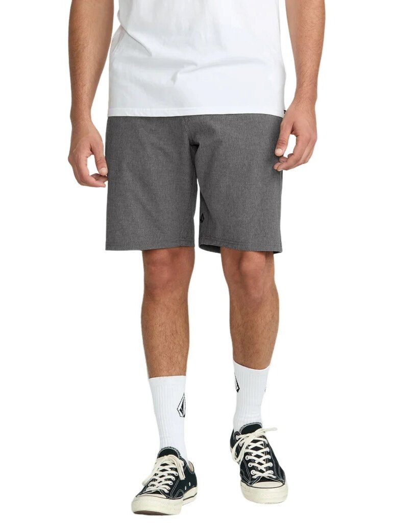 Volcom pánské kraťasy Frickin Cross Shred Static 20 Charcoal Heather | Šedá | Velikost 32