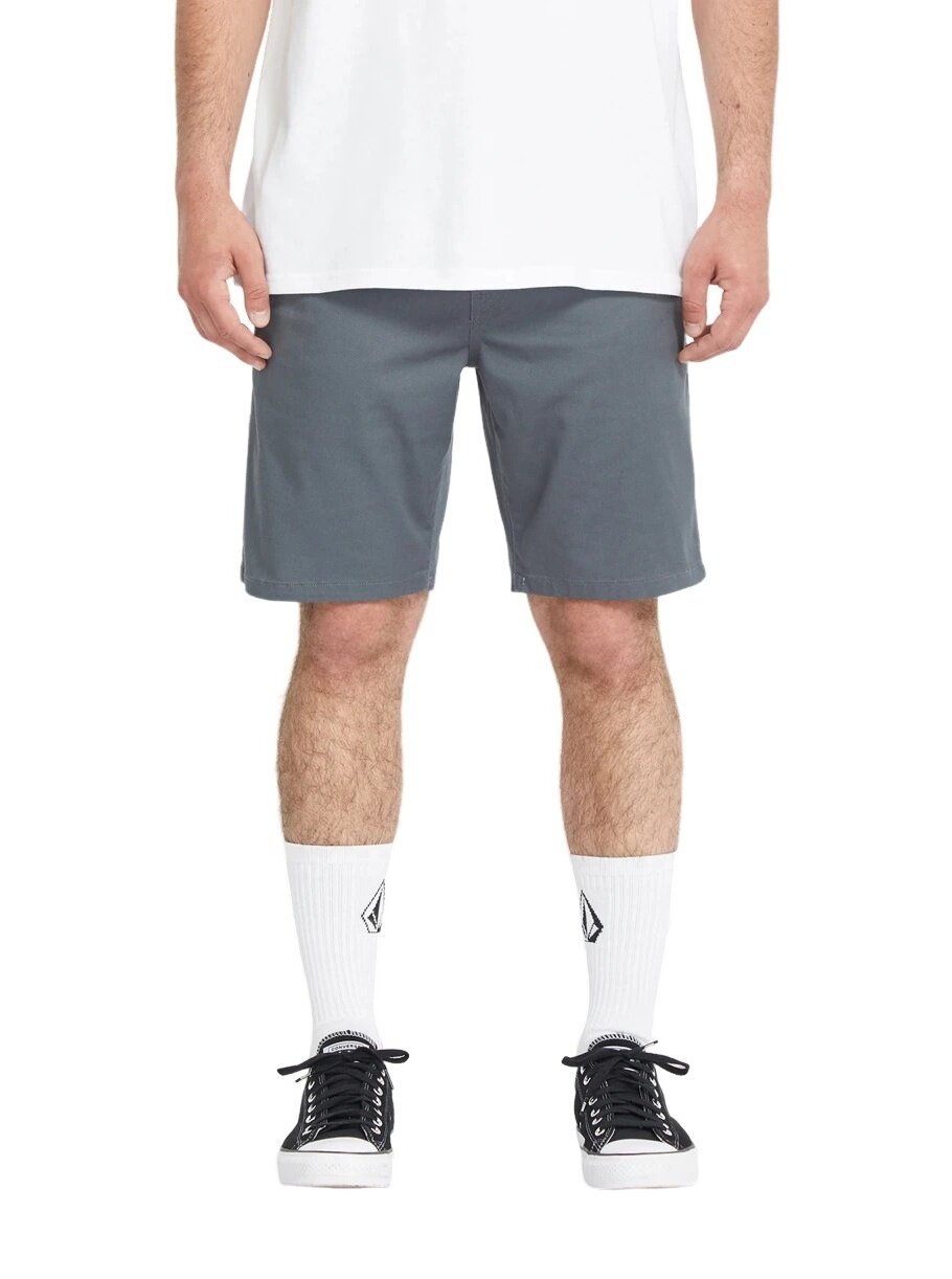 Volcom pánské kraťasy Frickin Mdrn Stch 19 Dark Slate | Šedá | Velikost 32