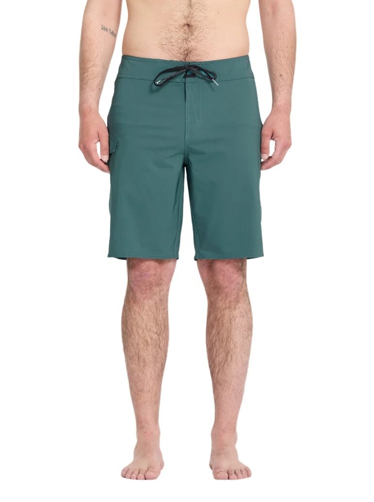 Volcom pánské plavky Lido Solid Mod 20 Rifle Green | Zelená | Velikost 36