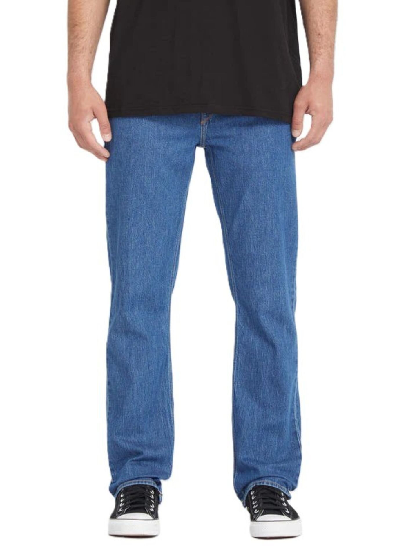 Volcom pánské rifle Solver Denim Bold Blue | Modrá | Velikost 32 x 33