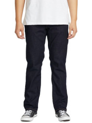 Volcom pánské rifle Solver Denim Rinse | Šedá | Velikost 34 x 38