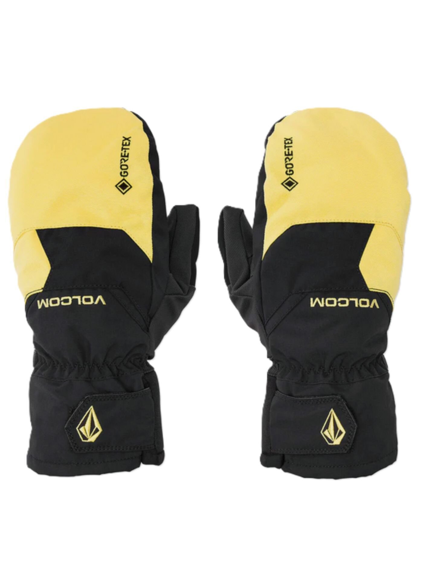 Volcom pánské rukavice Stay Dry Gore-Tex Mitt Dark Yellow | Žlutá | Velikost S