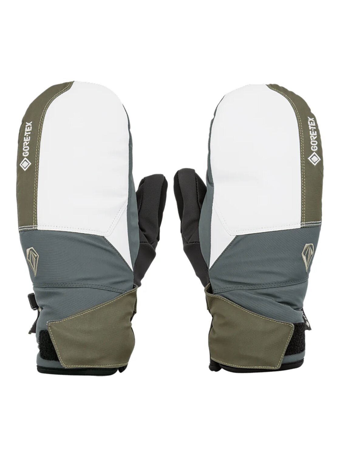 Volcom pánské rukavice Stay Dry Gore-Tex Mitt Light Military | Maskáč | Velikost L