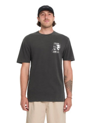 Volcom pánské tričko Comedie Pw Sst Black | Černá | Velikost L | 100% bavlna