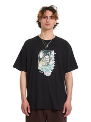 Volcom pánské tričko Fa Issam Auptel Lse Sst Black | Černá | Velikost M | 100% bavlna