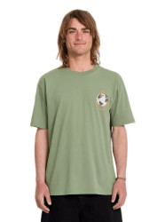 Volcom pánské tričko Globular Sst Brolive | Zelená | Velikost L | 100% bavlna