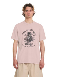 Volcom pánské tričko Punkat Pw Sst Bark Brown | Hnědá | Velikost L | 100% bavlna